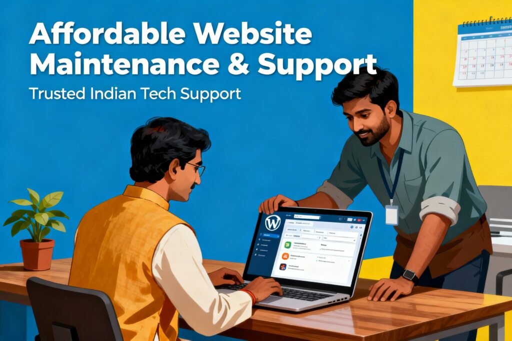 Website maintenance and support services by Vylino
