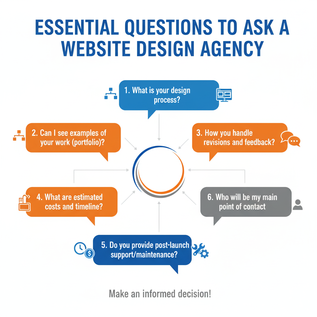 Important questions to ask your website design agency
