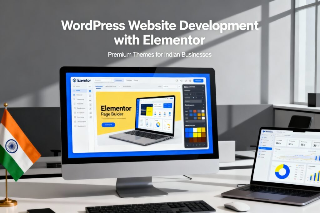 Professional WordPress website development with Elementor and premium themes by Vylino