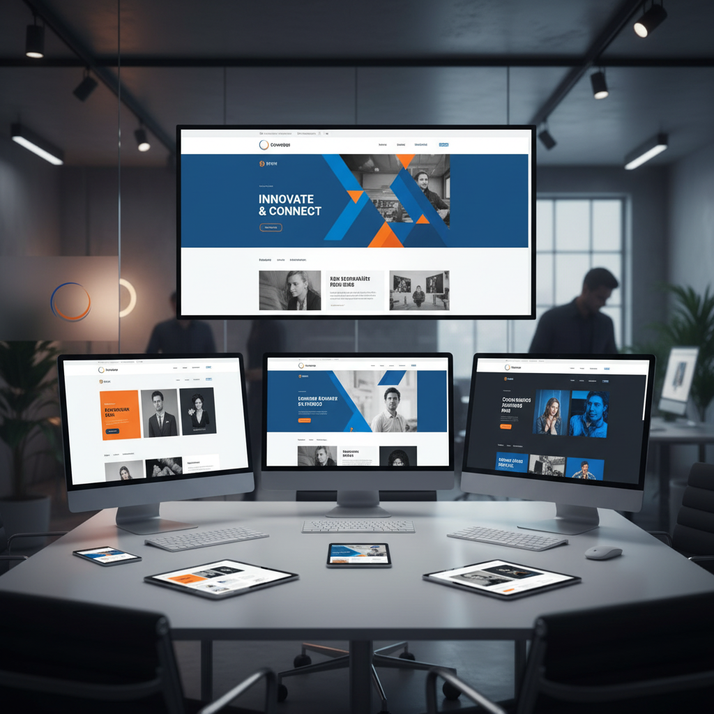 Professional website design company portfolio examples and successful projects