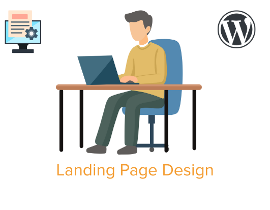 Landing page design