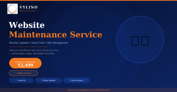 wp maintanance service