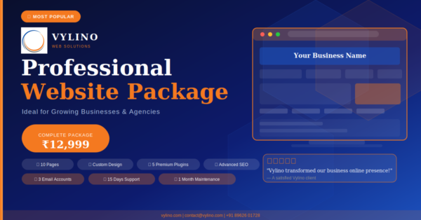 Prefessional website degin